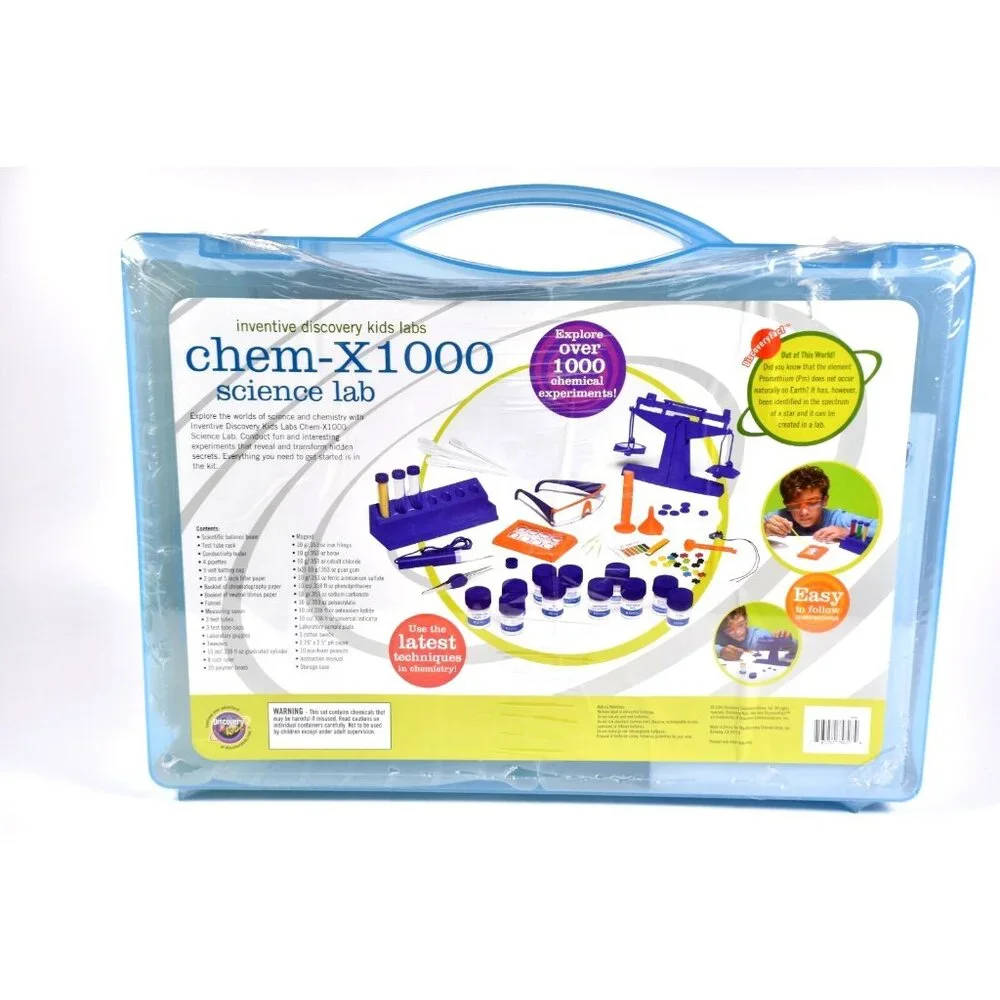 New‎ Discovery Kids Chem-X1000 Science Lab Ages 9+ Conduct Chemistry Experiments